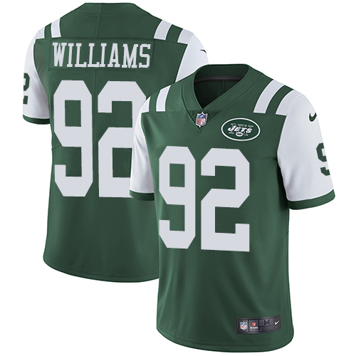 2019 Men New York Jets #92 Williams green Nike Vapor Untouchable Limited NFL Jersey
